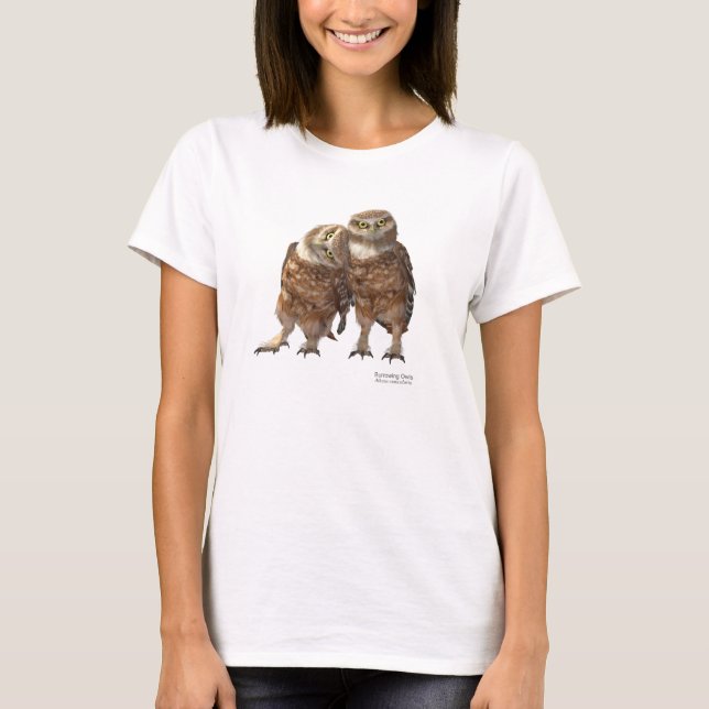 T-shirt Burrowing corujas (Frente)