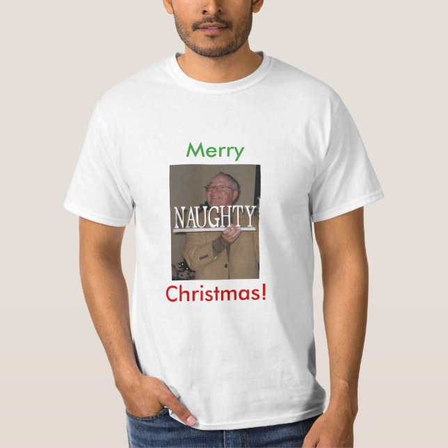 T-shirt Burton impertinente, alegre, Natal! (Frente)