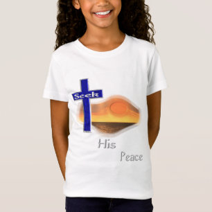 T-shirt Busca o presente cristão de paz dele