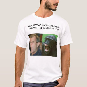 T-shirt Bush ou chimpanzé?