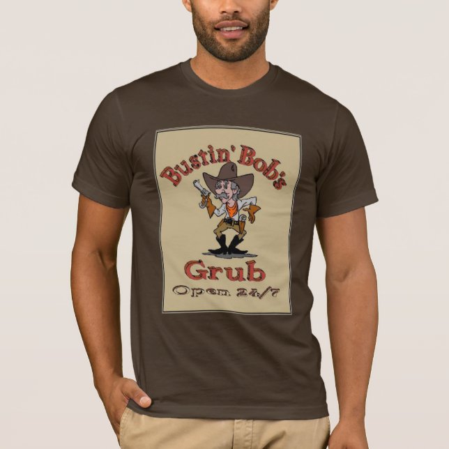 T-shirt Bustin' Bob's Grub (Frente)
