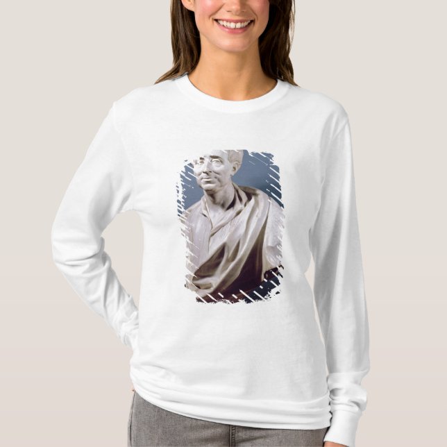 T-shirt Busto de Charles de Secondat Baron de (Frente)