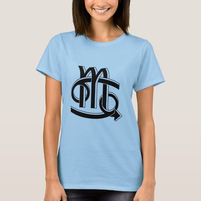 T-shirt Bw dos sócios do cancer & da Escorpião (Frente)