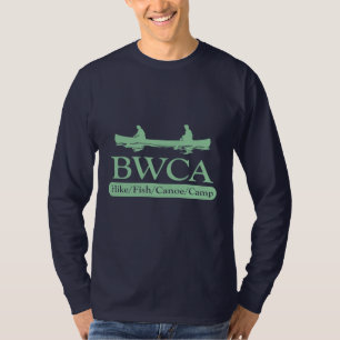 T-shirt BWCA / Campo de canoas de peixe de Hike