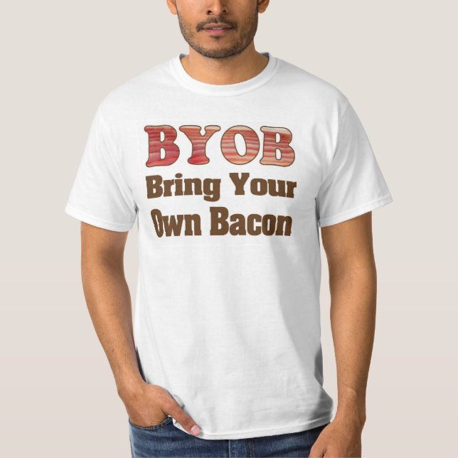 T-shirt BYO Bacon (Frente)
