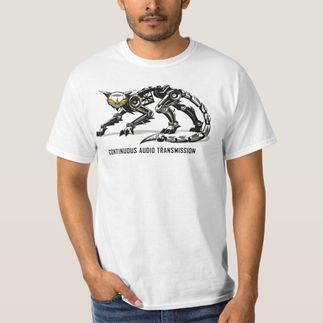 T-shirt C.A.T. Tshirt do valor da mascote (Frente)