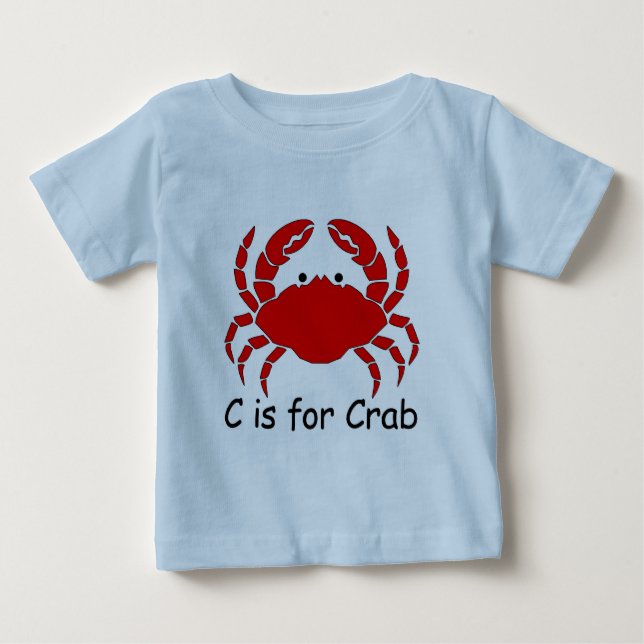 T-shirt C é para o caranguejo (Frente)
