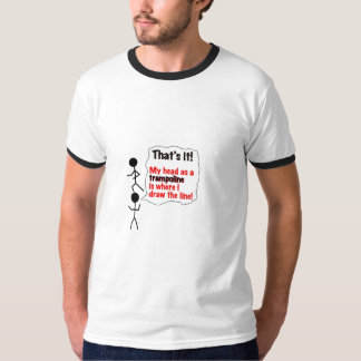T-shirt Cabeça como um trampolim