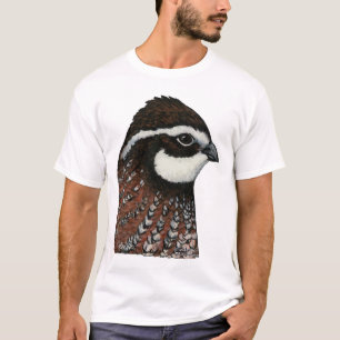 T-shirt Cabeça de Codorna Bobwhite