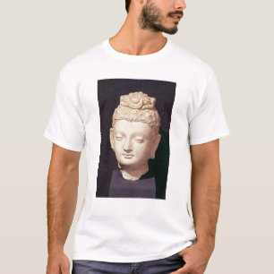 T-shirt Cabeça de um Buddha, estilo Greco-Budista
