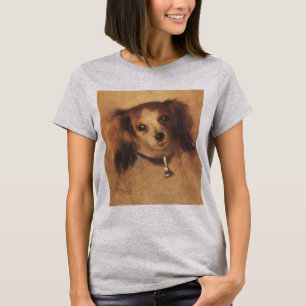 T-shirt Cabeça de um Cão por Pierre Renoir, Arte Fino Anti