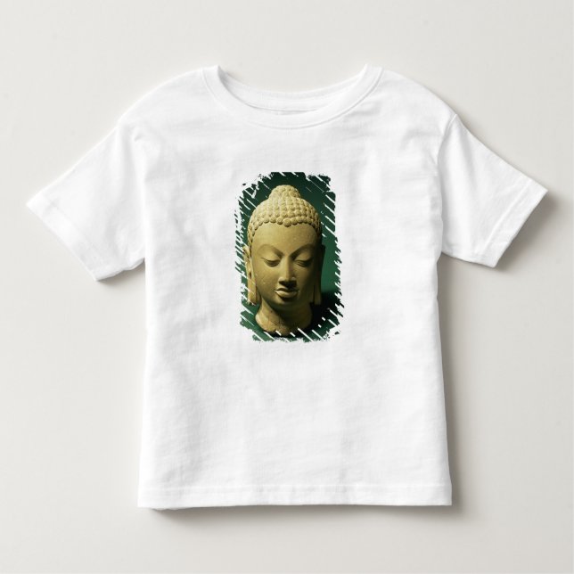 T-shirt Cabeça do Buddha, Sarnath (arenito) (Frente)