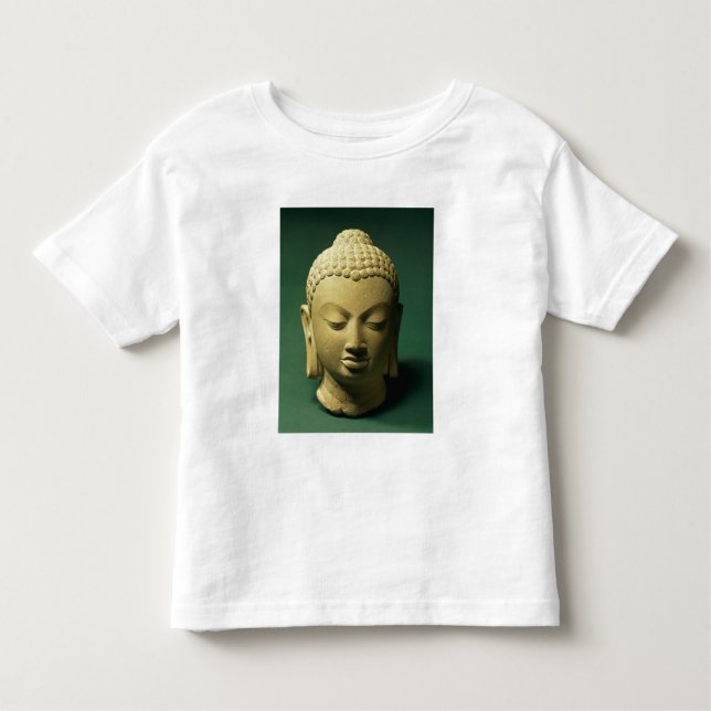 T-shirt Cabeça do Buddha, Sarnath (arenito) (Frente)