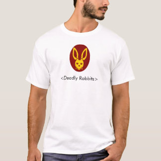 T-shirt Cabeça mortal do coelho, <Deadly Rabbits>
