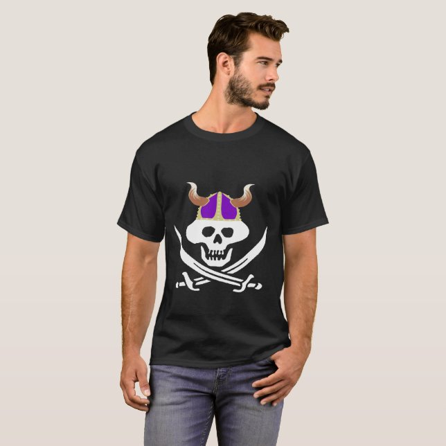 T-shirt Cabeça Viking (Frente Completa)
