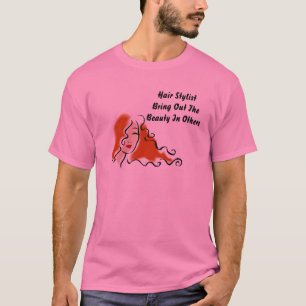 T-shirt Cabelo StylistBring para fora TheBeauty em…