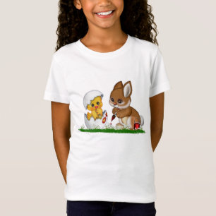 T-shirt cabido Bella da boneca das meninas