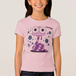 T-shirt cabido Bella da boneca das meninas roxas