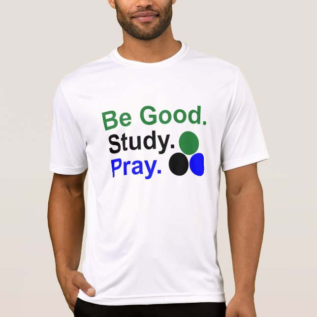 T-shirt cabido Esporte-Tek do desempenho dos (Frente)