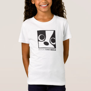T-shirt cabido frente e verso das meninas