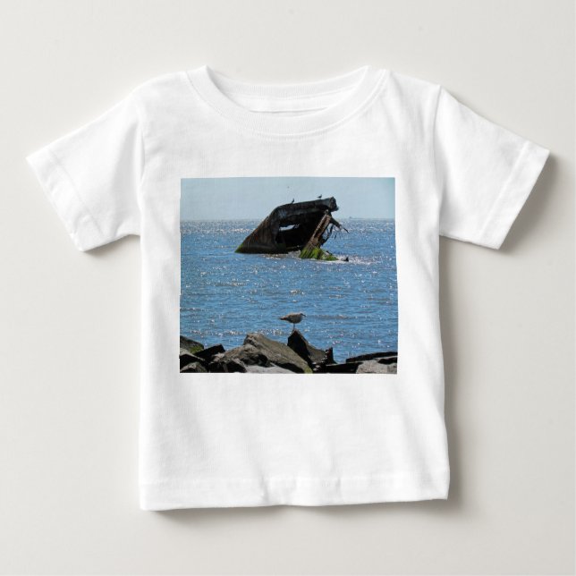 T-shirt Cabo May Shipwreck (Frente)