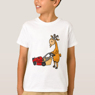 T-shirt Cabra de Billy engraçada que empurra desenhos