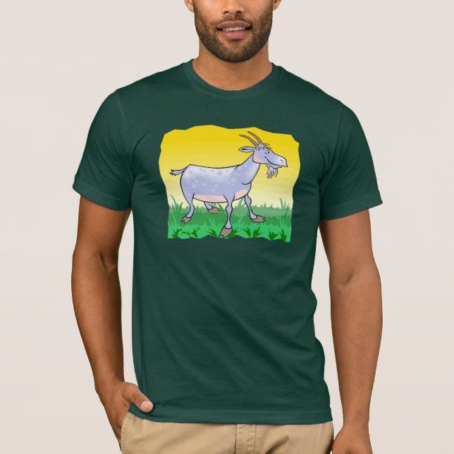 T-shirt Cabra no TShirt da grama (Frente)