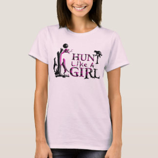 T-SHIRT CAÇA COMO UMA CAÇA DO RACUM DA MENINA