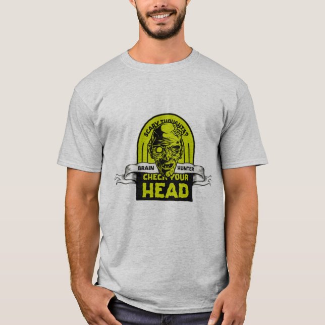 T-Shirt Caçador de Cérebros (Frente)