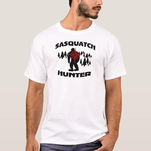 T-shirt Caçador de Sasquatch (Frente)