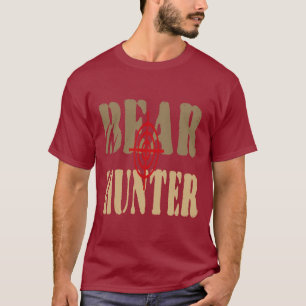 T-SHIRT CAÇADOR DE URSO LEGAL ENGRAÇADO