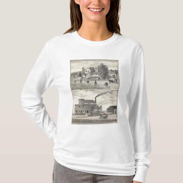 T-shirt Cacheville res, moinho de Madison (Frente)