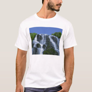 T-shirt Cachoeira, Portree, Ilha de Skye, Highlands,
