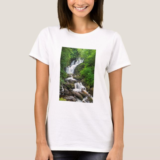 T-shirt Cachoeira Torc, cenário, Irlanda (Frente)