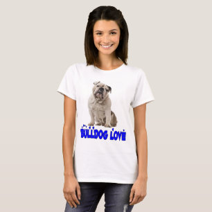 T-shirt Cachorrinhas de Bulldog Inglês Senhoras