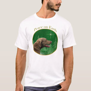 T-shirt Cachorro Chesapeake Bay Retriever Paz