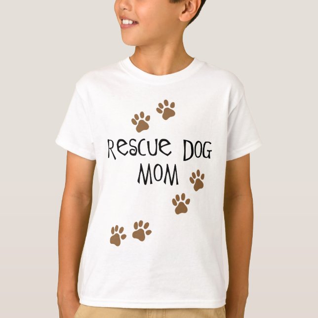 T-shirt Cachorro de Emergência Mãe (Frente)