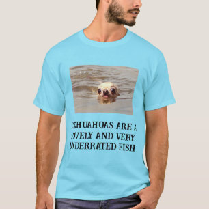T-Shirt Cachorro de Natação