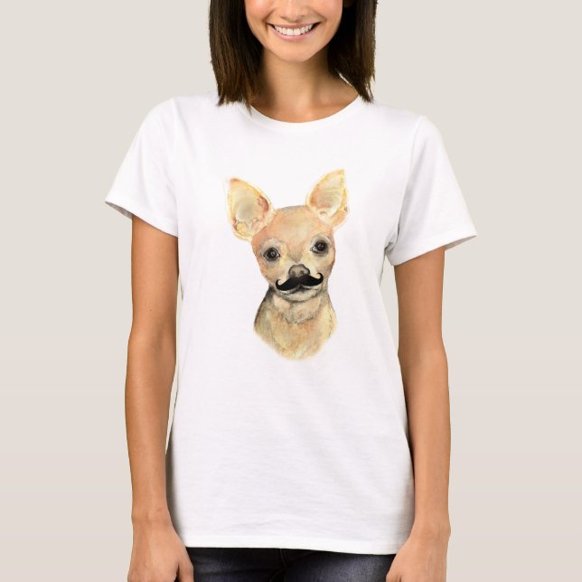 T-shirt Cachorro num Humor Cachorro Bonito (Frente)