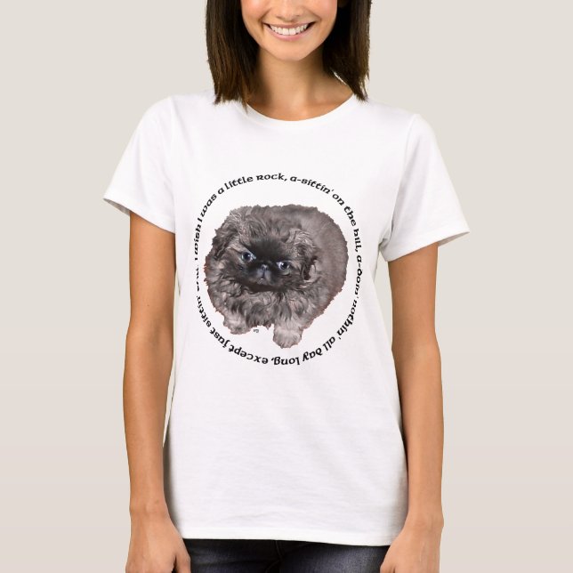 T-shirt Cachorro Pequinês Ditty (Frente)