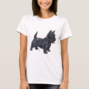 T-shirt Cachorro Scottie Espirituoso
