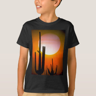 T-shirt Cacto do Saguaro, deserto de Sonoran, deserto dos