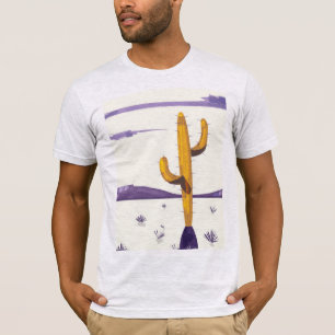 T-shirt Cacto Vintage no deserto