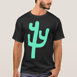 T-shirt Cactus - Turquesa