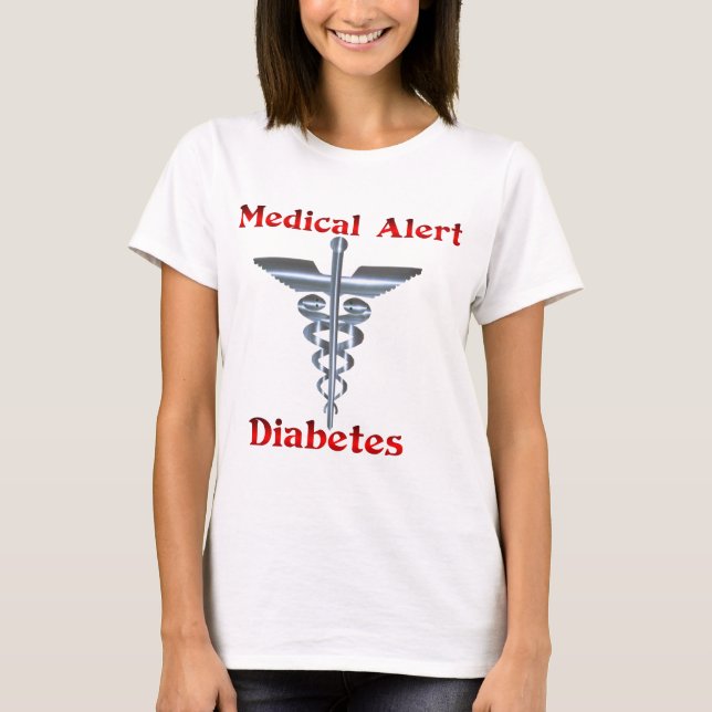 T-shirt Caduceus alerta médico de Silvear Asclepius do (Frente)