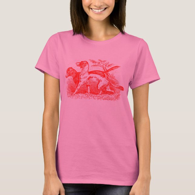 T-shirt Cães Vintage (Frente)