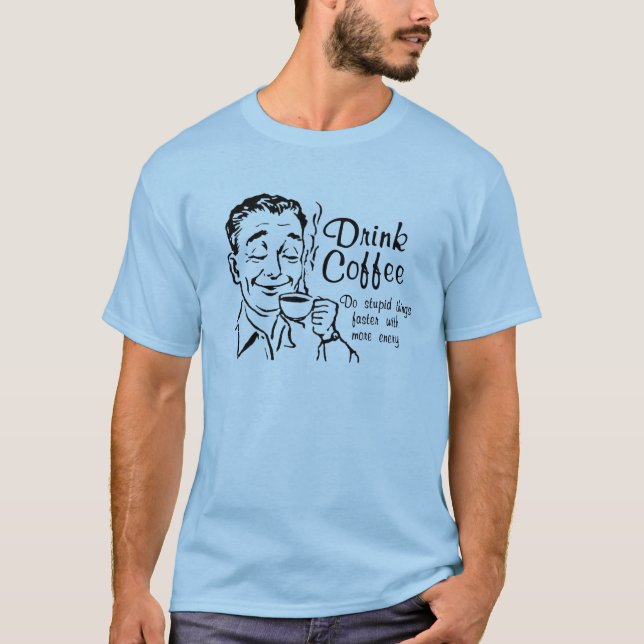 T-shirt Café da bebida (Frente)