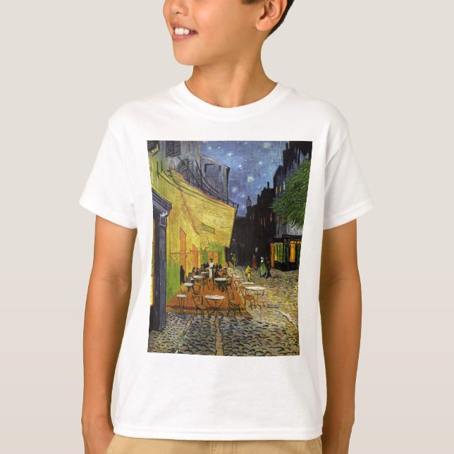 T-shirt Café da Noite de Van Gogh (Frente)
