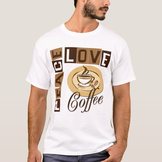 T-SHIRT CAFÉ DO AMOR DA PAZ (Frente)