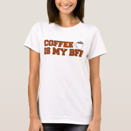 T-shirt Café é Meu BFF